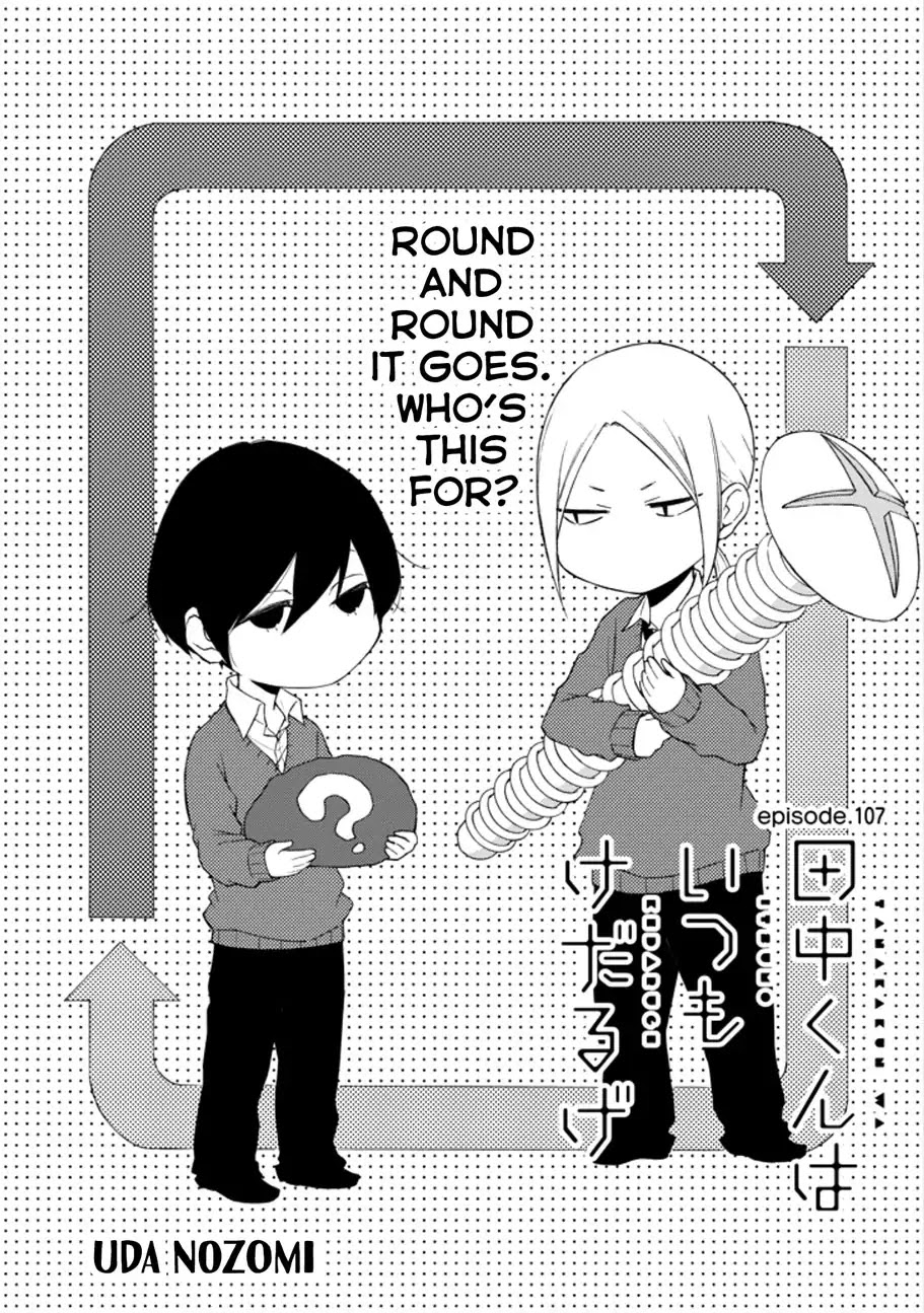 Tanaka-Kun Wa Itsumo Kedaruge - Chapter 107