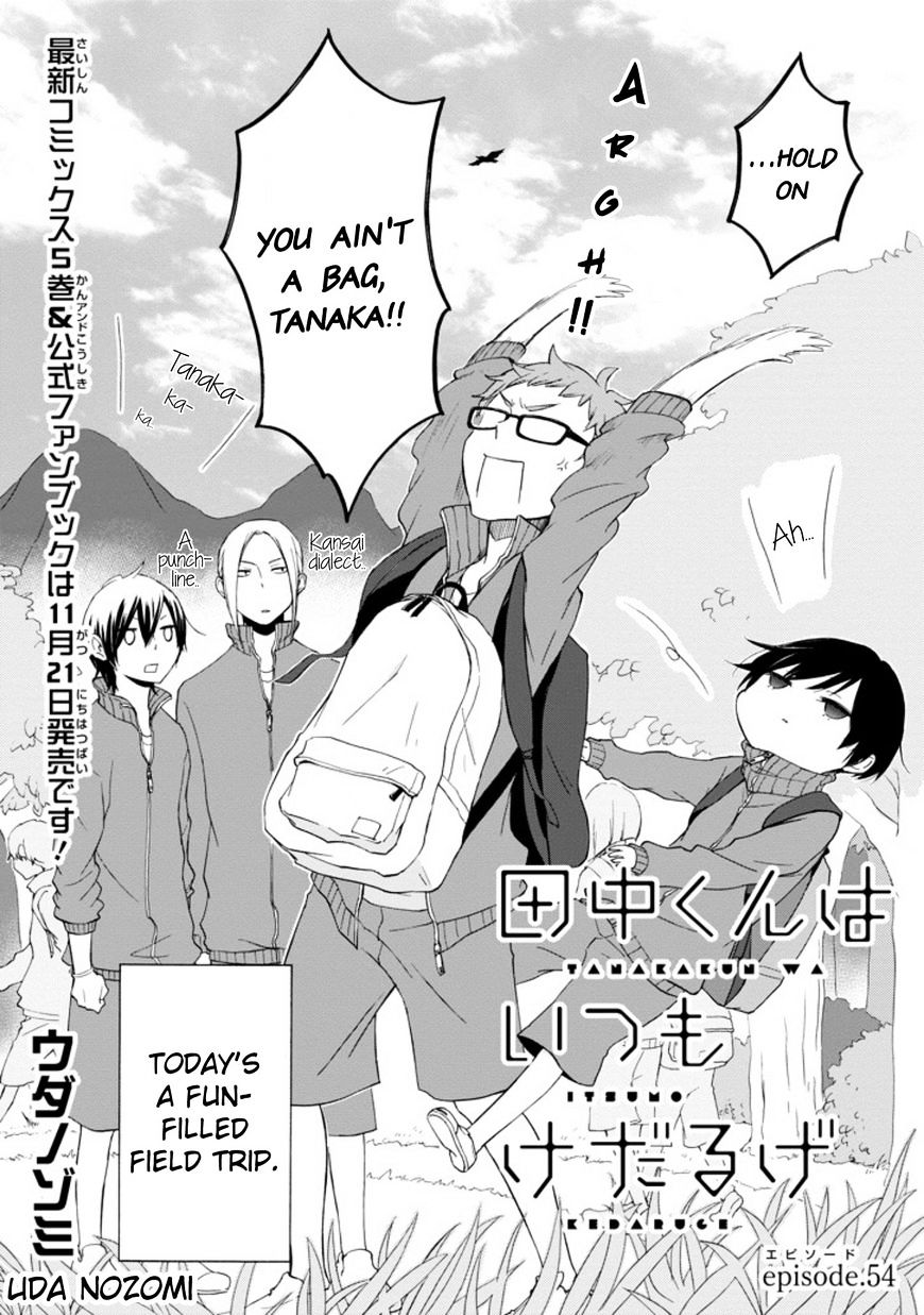 Tanaka-Kun Wa Itsumo Kedaruge - Chapter 54