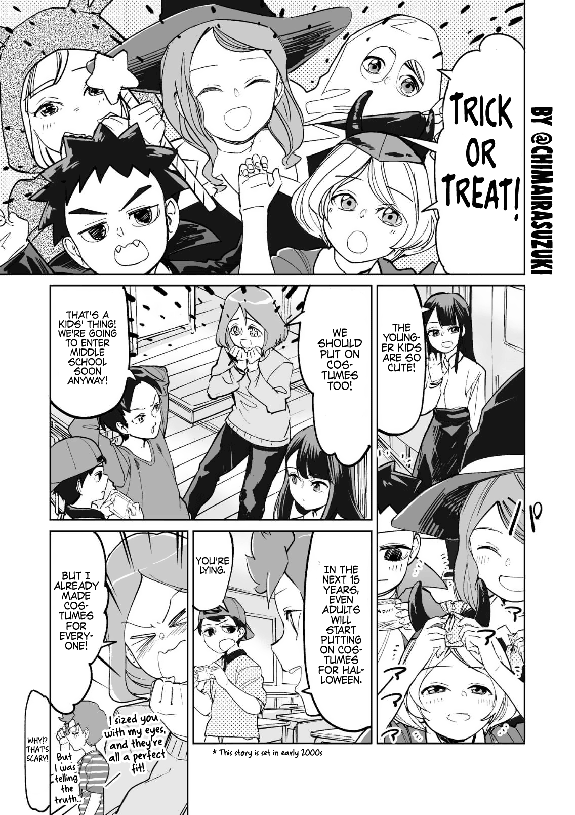 Tsuyokute New Game Na Love Come - Chapter 15.5: Halloween Special