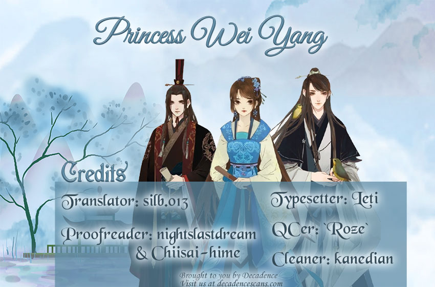 Princess Wei Yang - Chapter 5: Improving One's Situation