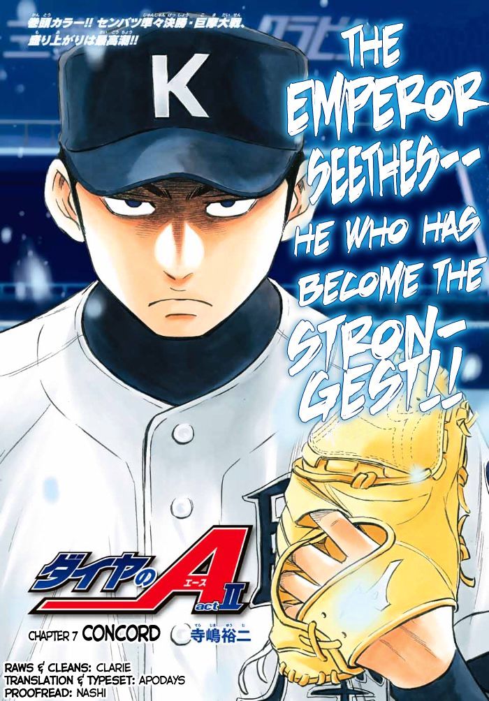 Daiya No A - Act Ii - Chapter 7 : Concord