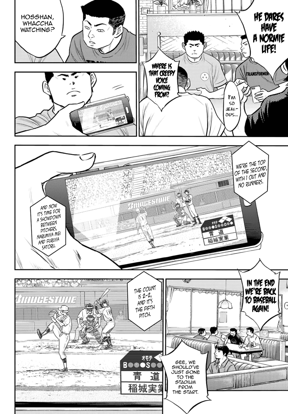 Daiya No A - Act Ii - Chapter 267: The Two Pitchers' Start