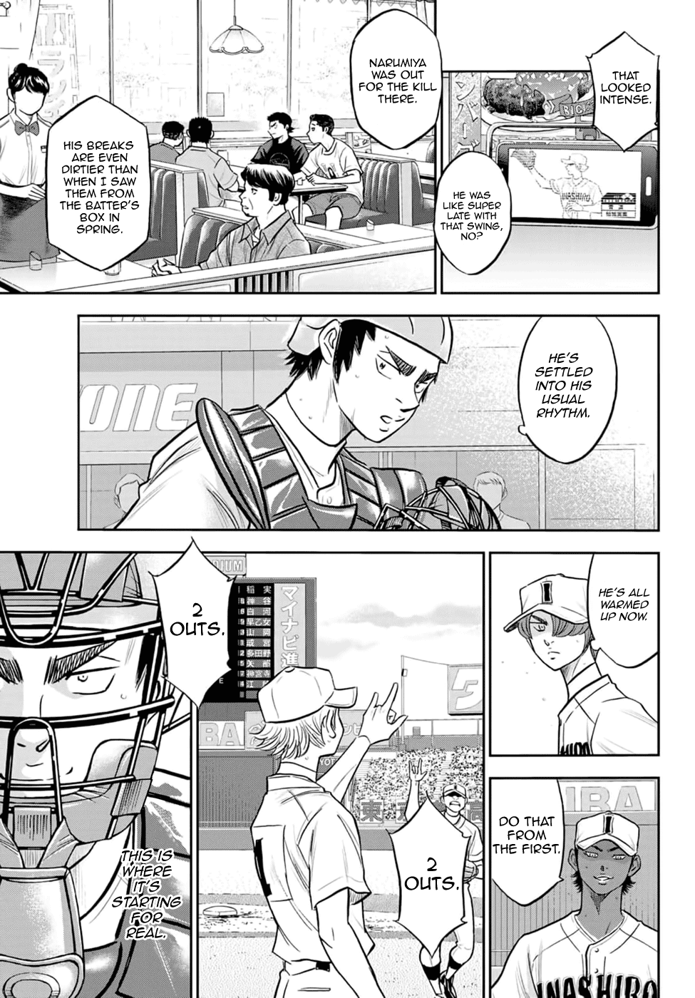 Daiya No A - Act Ii - Chapter 267: The Two Pitchers' Start