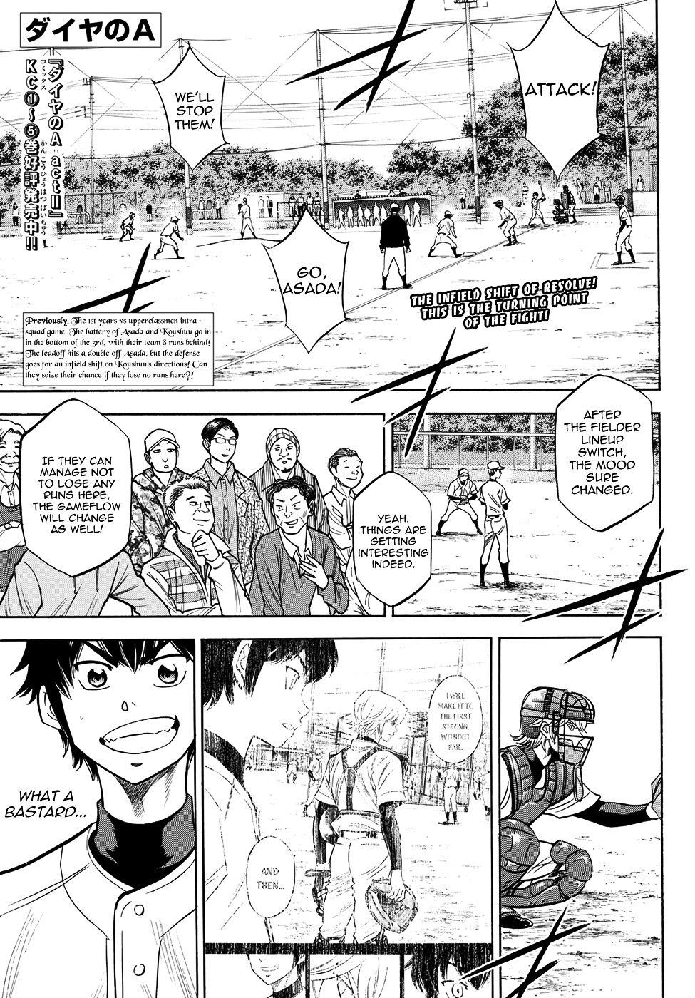 Daiya No A - Act Ii - Chapter 56 : Assertiveness