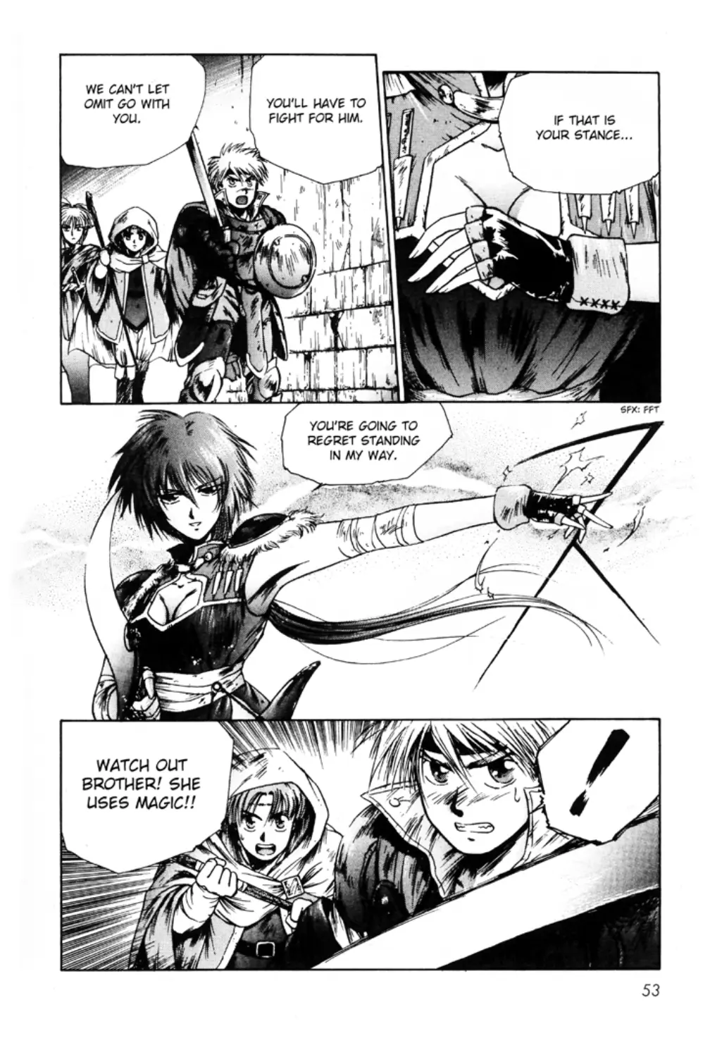 Sword World Sfc Comic: Lacquer-Black Curse - Vol.1 Chapter 4: Confrontation