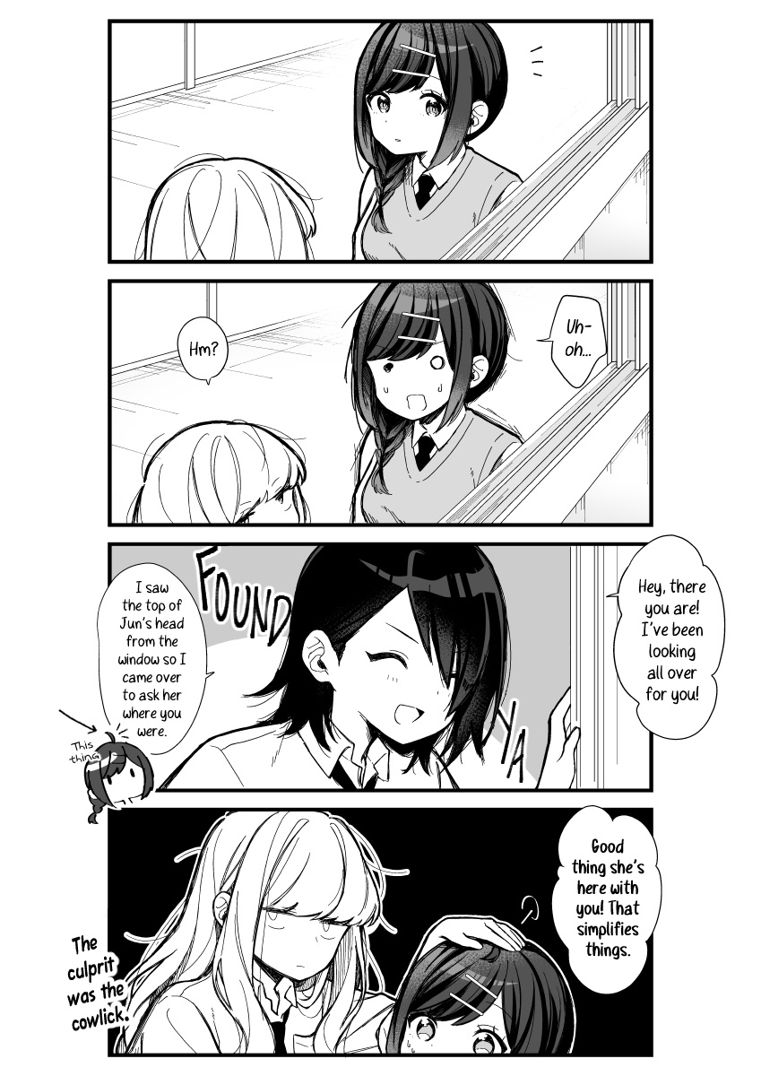 Tonari No Senpai To Kininaru Kouhai - Chapter 9: Ahoge And How To Hide