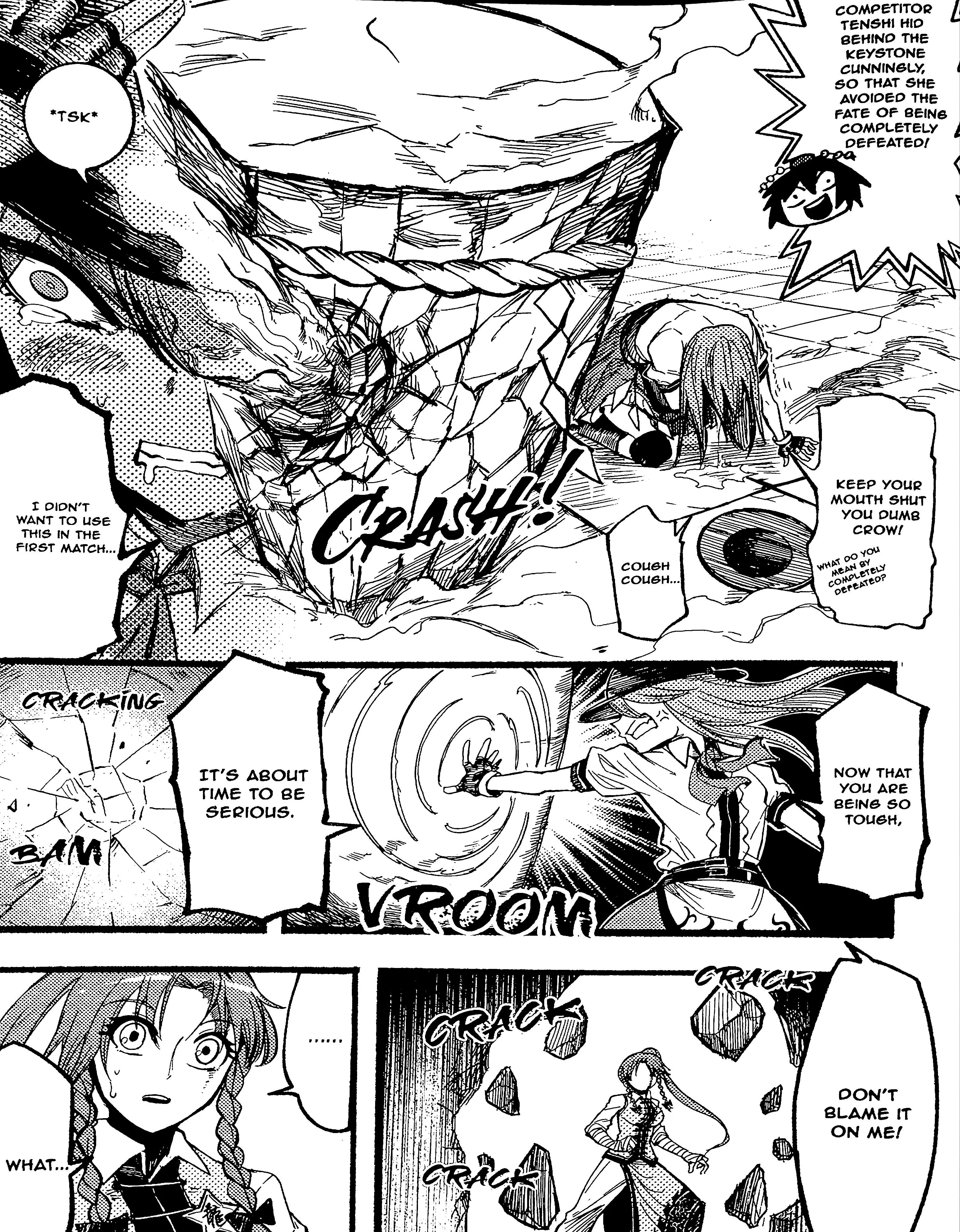 Touhou Ace Showdown - Vol.1 Chapter 1: Meiling Vs Tenshi