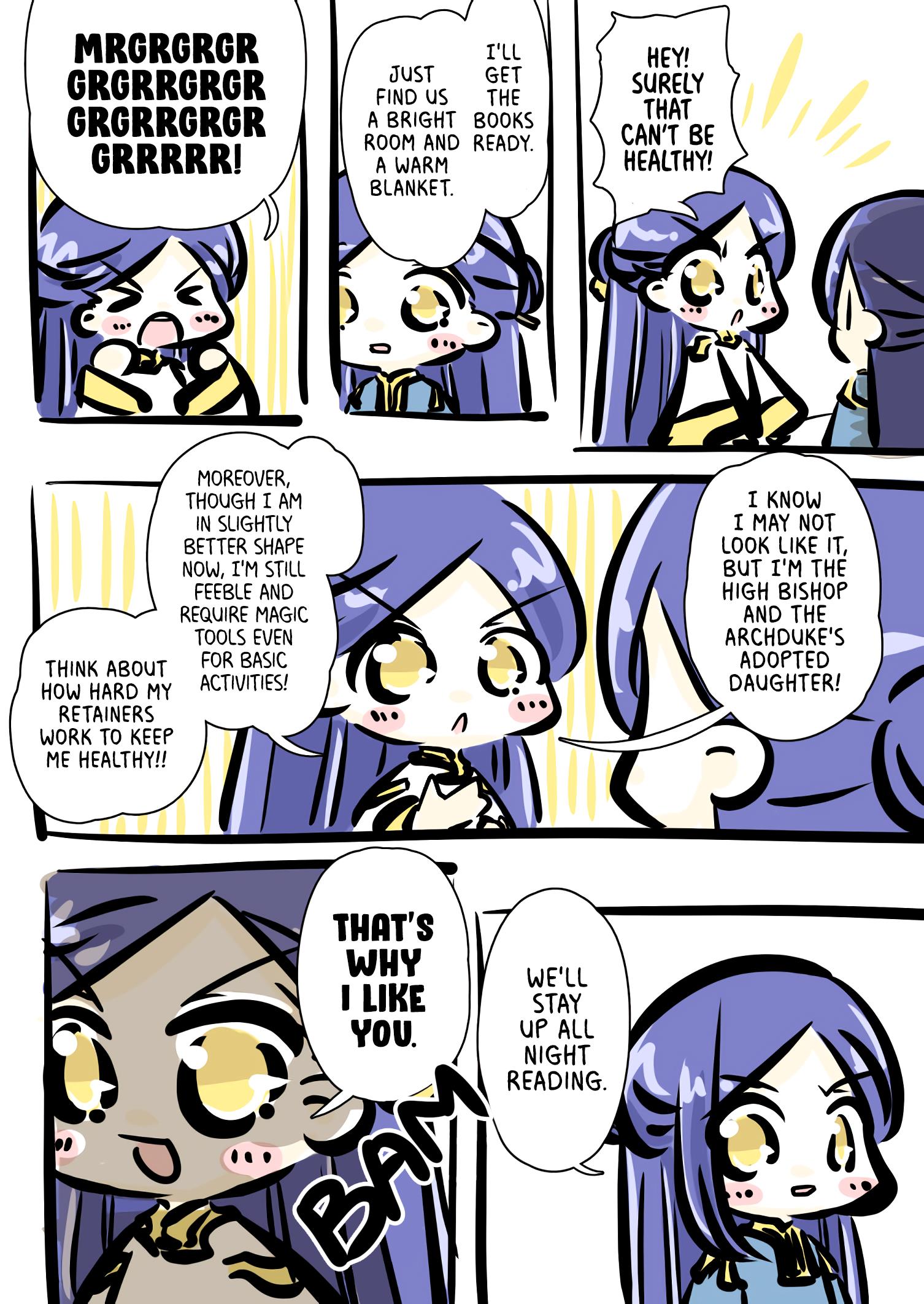 Honzuki No Gekokujou - Macha's Twitter Collection - Chapter 18: [P3] That's Why She Likes Her. (Parody)