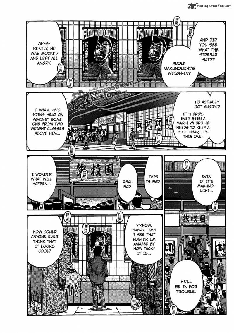 Hajime No Ippo - Chapter 929 : Strange Atmosphere