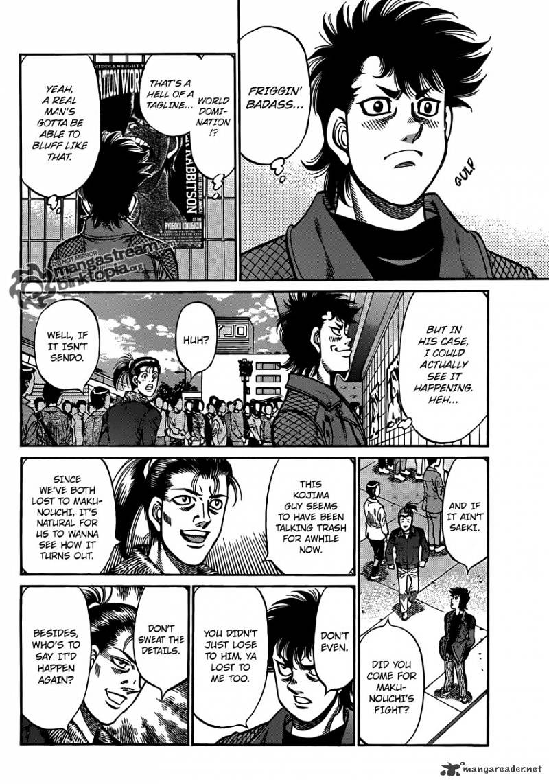 Hajime No Ippo - Chapter 929 : Strange Atmosphere