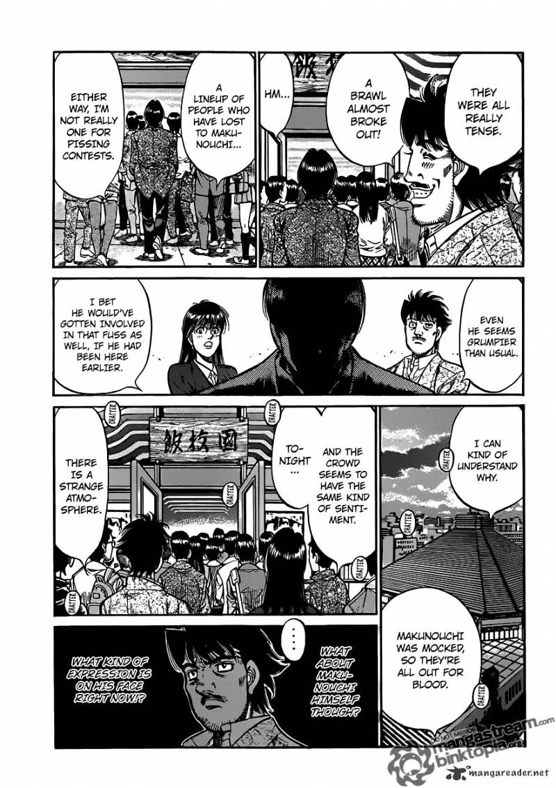 Hajime No Ippo - Chapter 929 : Strange Atmosphere