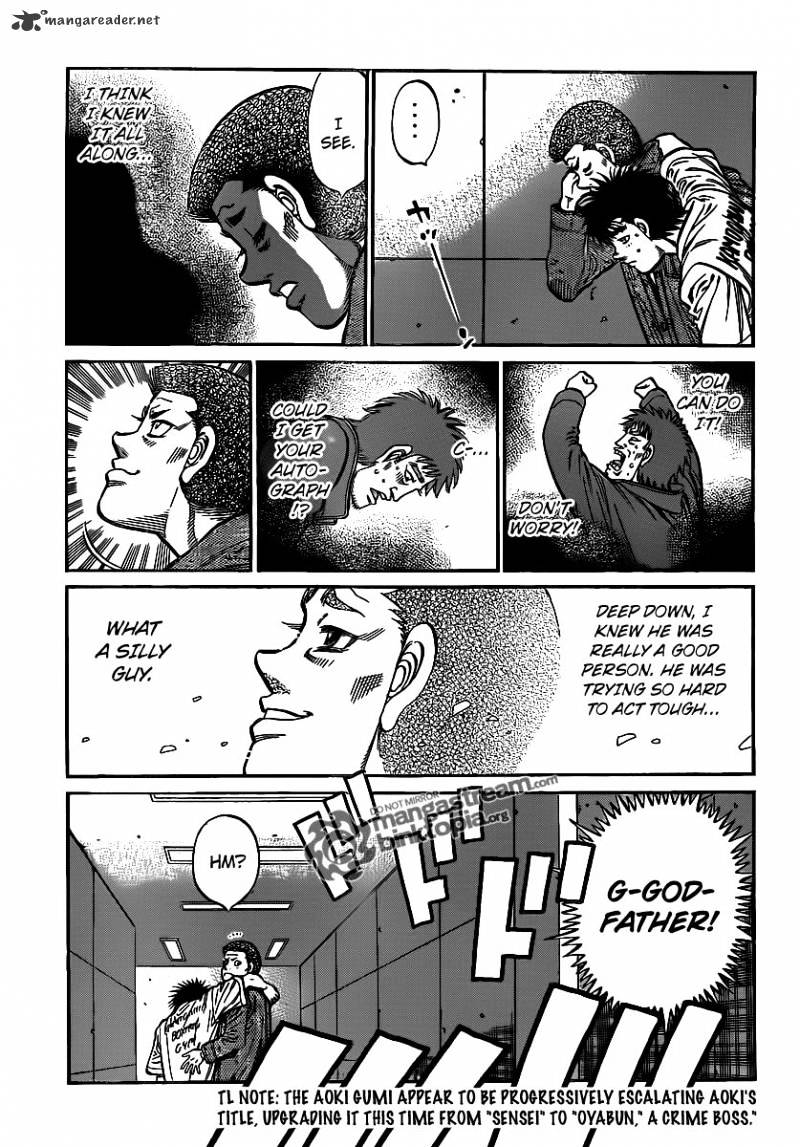 Hajime No Ippo - Chapter 941 : A Missed Promise