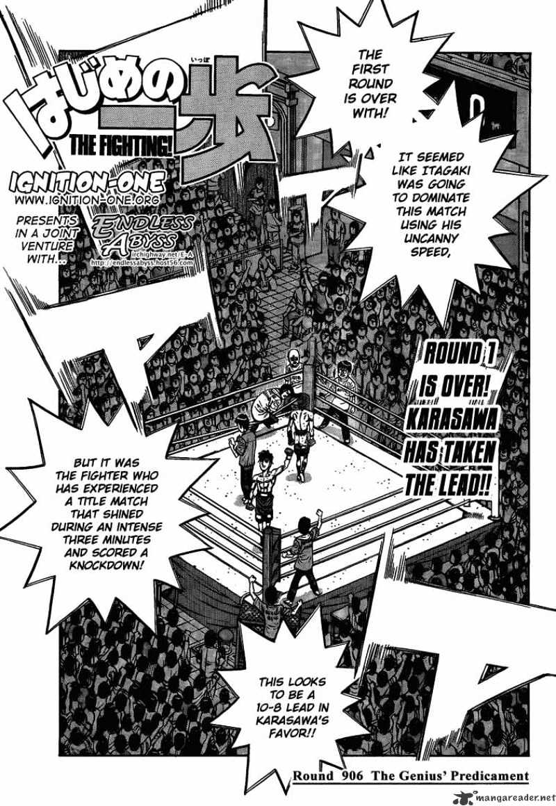 Hajime No Ippo - Chapter 906 : The Genius Predicament