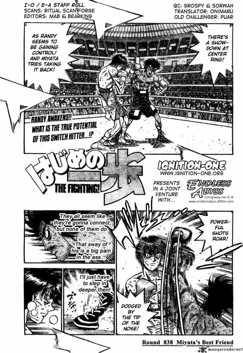 Hajime No Ippo - Chapter 838 : Miyata S Best Friend