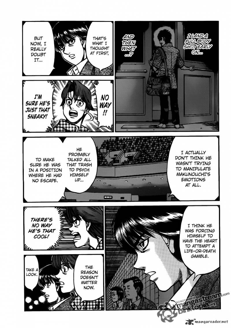 Hajime No Ippo - Chapter 936 : The Reason He S A Big Mouth