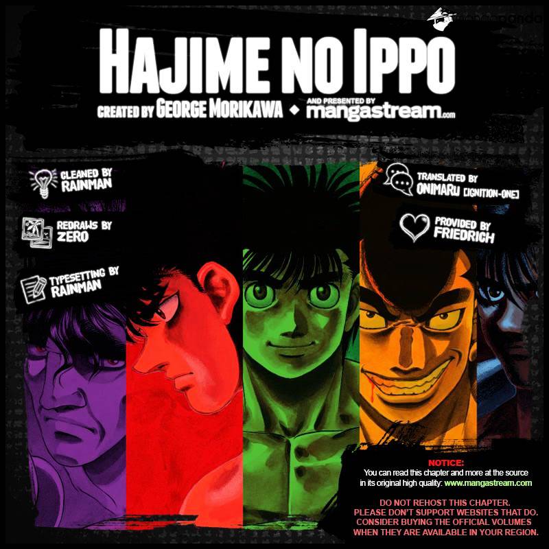 Hajime No Ippo - Chapter 1142