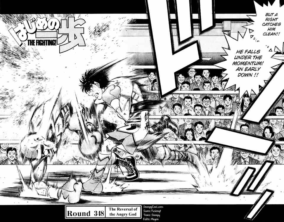 Hajime No Ippo - Chapter 348 : The Reversal Of The Angry God