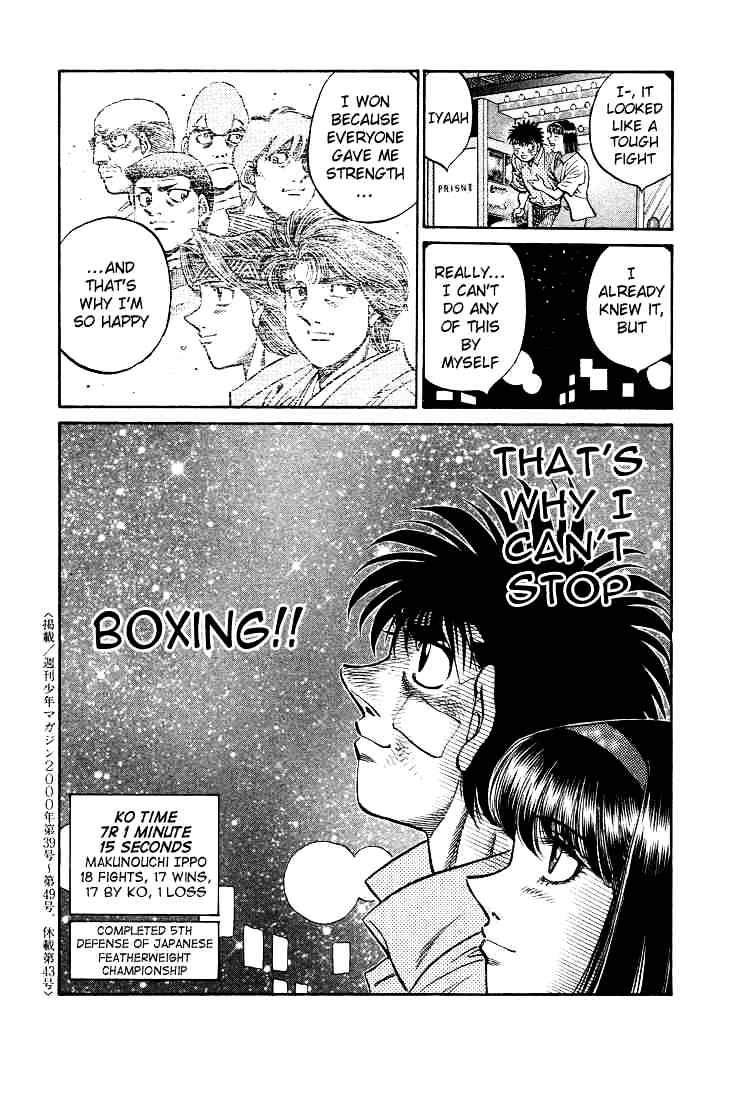 Hajime No Ippo - Chapter 502 : A Blade To Live