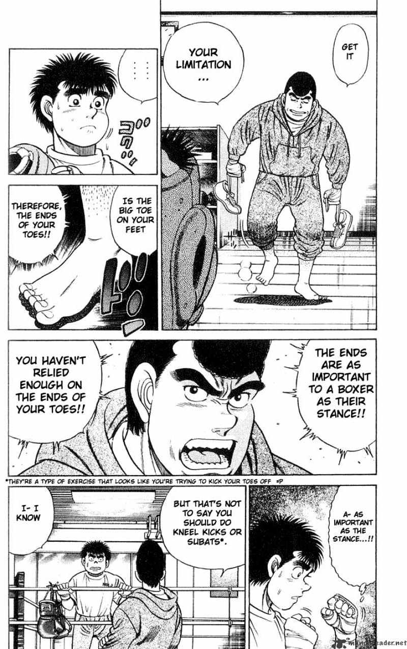 Hajime No Ippo - Chapter 41 : The Secret On The Back Of The Foot