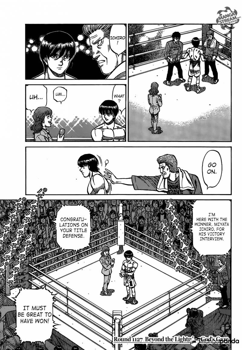 Hajime No Ippo - Chapter 1127 : Beyond The Lightning God S Gaze