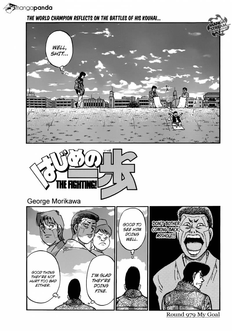 Hajime No Ippo - Chapter 979 : My Goal