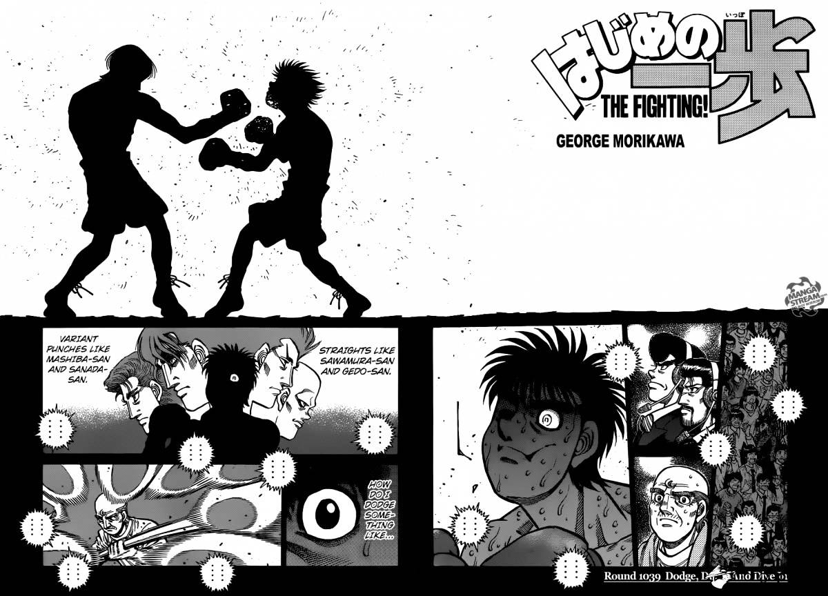 Hajime No Ippo - Chapter 1039 : Dodge, Duck And Dive In