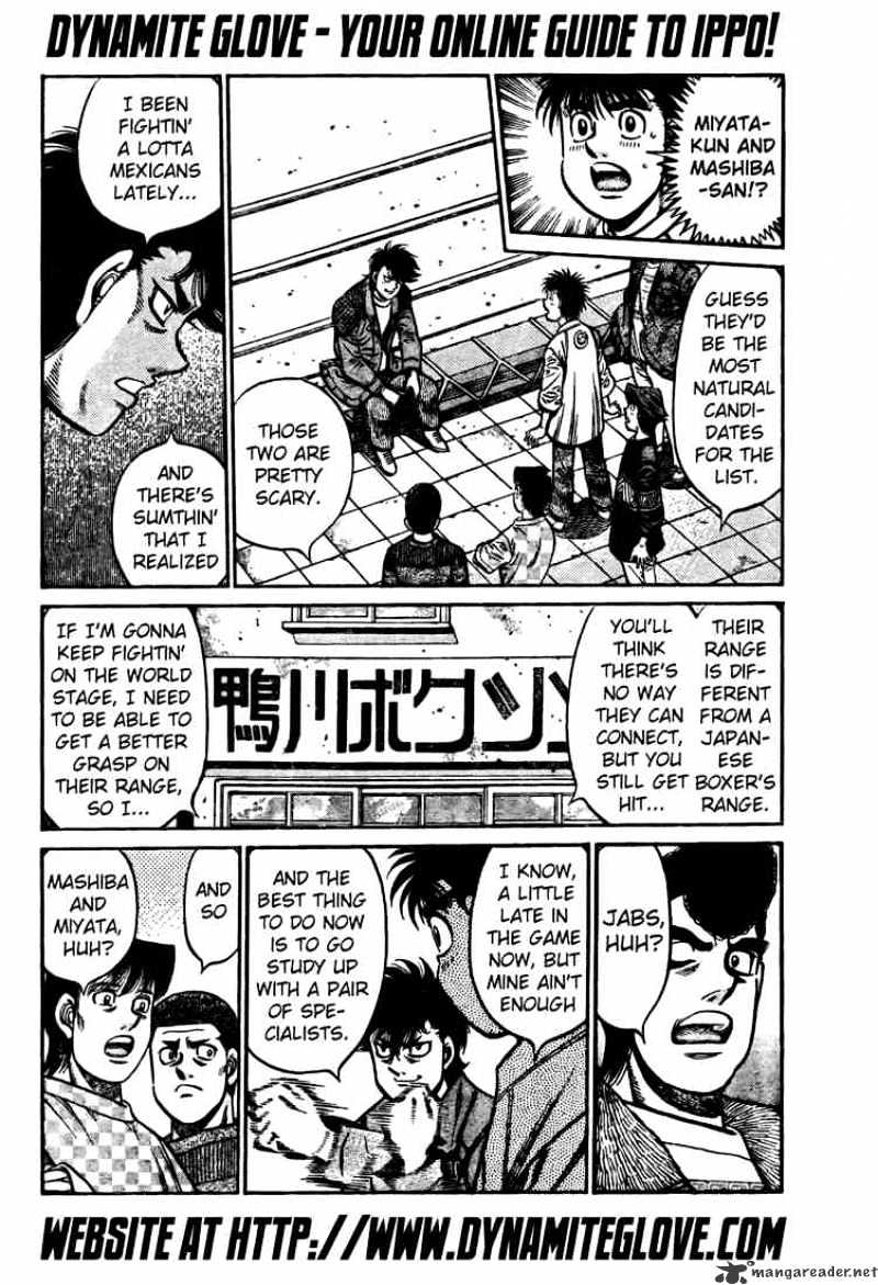 Hajime No Ippo - Chapter 808 : Better Off Not Seeing