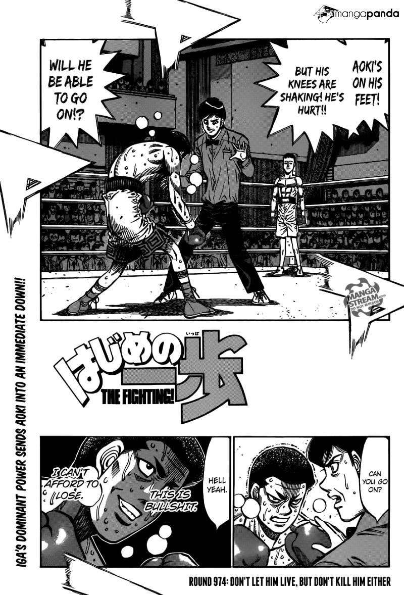 Hajime No Ippo - Chapter 974 : Don T Let Him Live, But Don T Kill Him Either