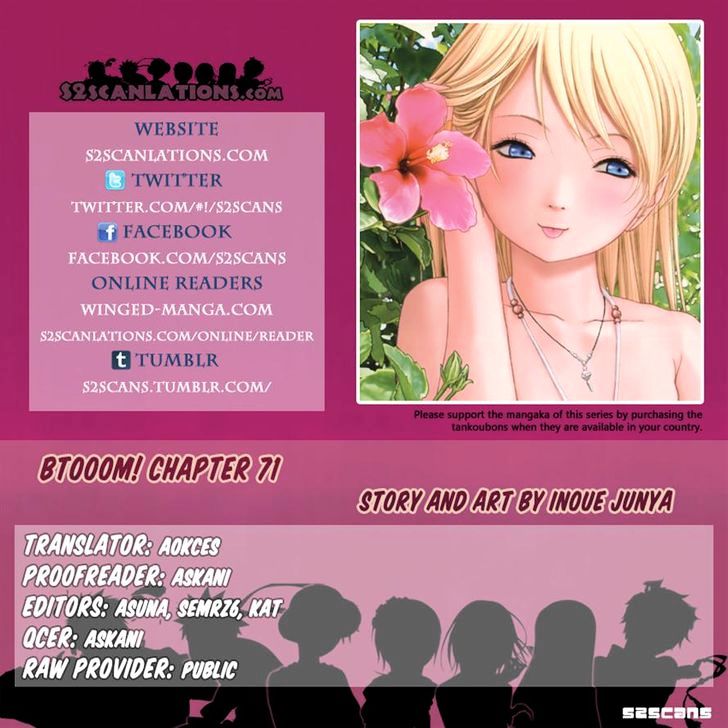 Btooom! - Vol.14 Chapter 71 : Killing Intent