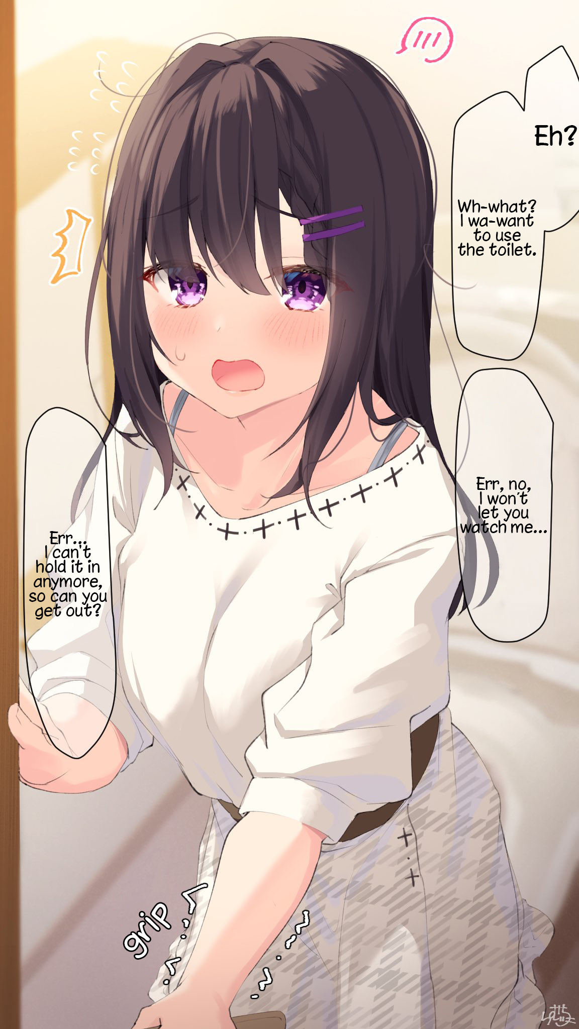 I Want Your Underwear! - Chapter 11: Blocking Chapatsu-Chan At The Toilet