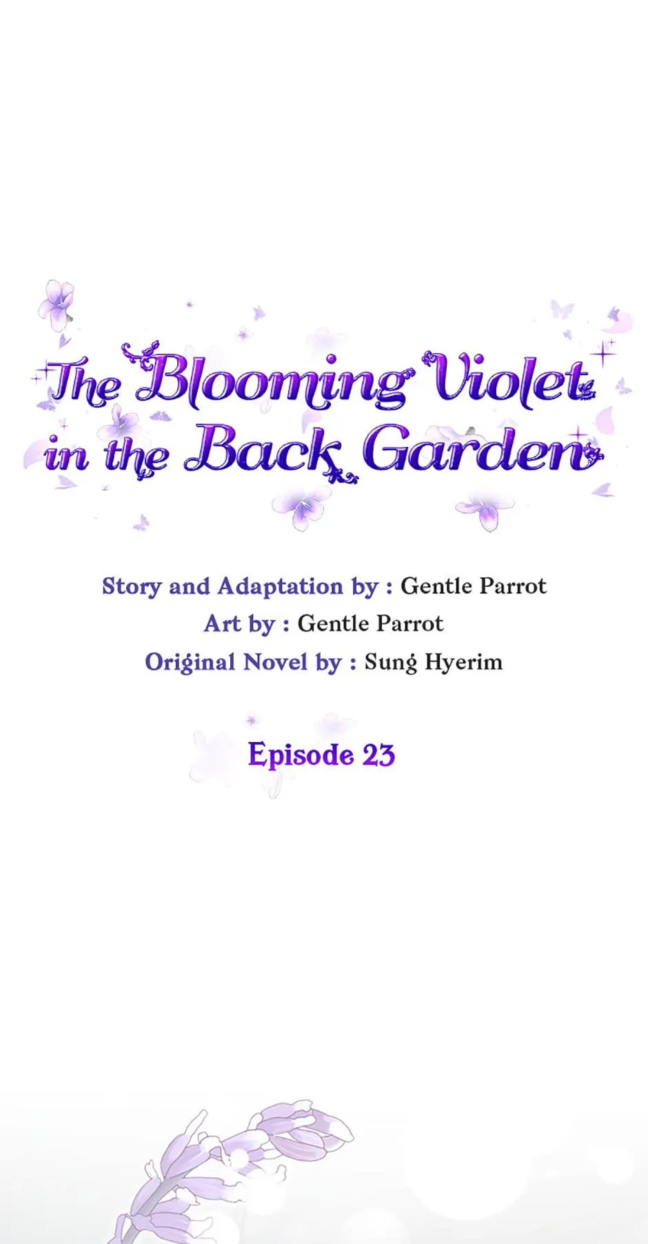 The Blooming Violet In The Back Garden - Chapter 23