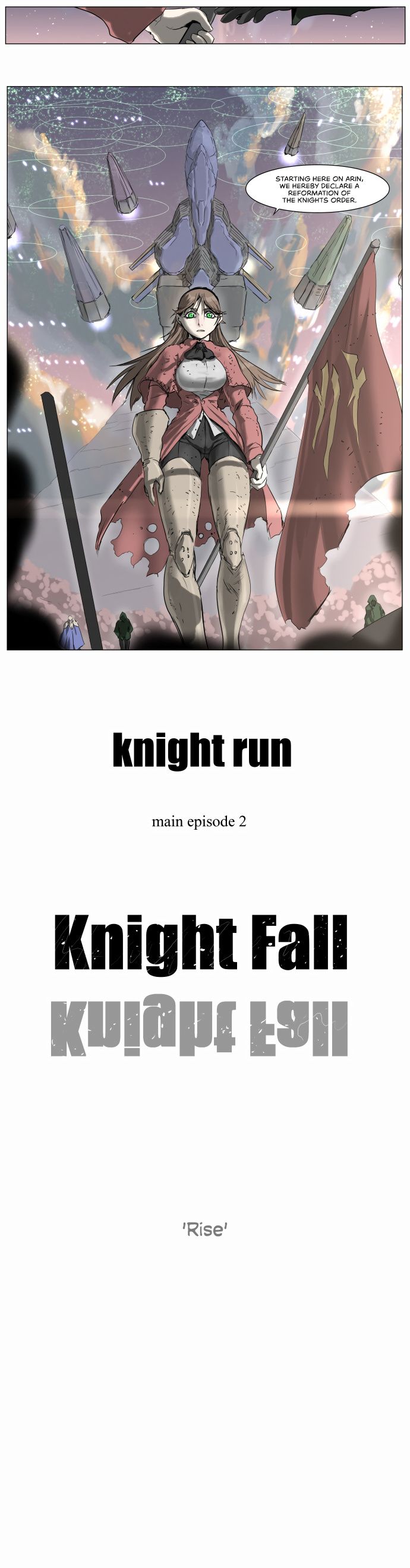 Knight Run - Vol.4 Chapter 214: Knight Fall - Part 18 | Rise