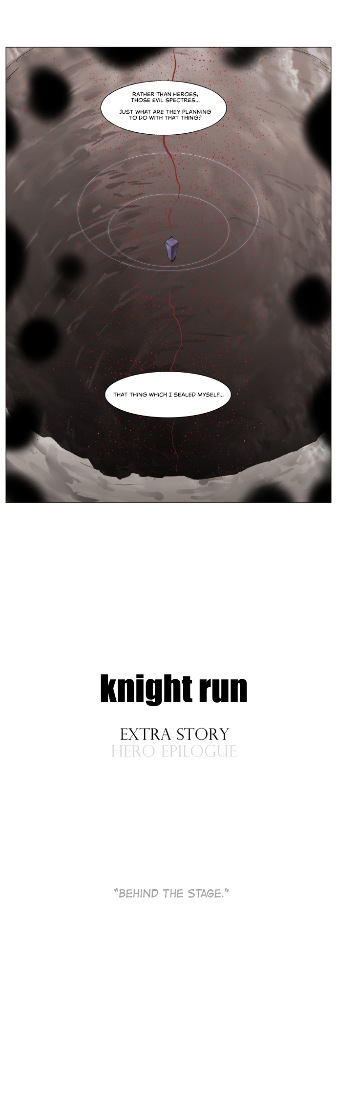 Knight Run - Vol.3 Chapter 192: Hero - Extra 1 | Behind The Stage