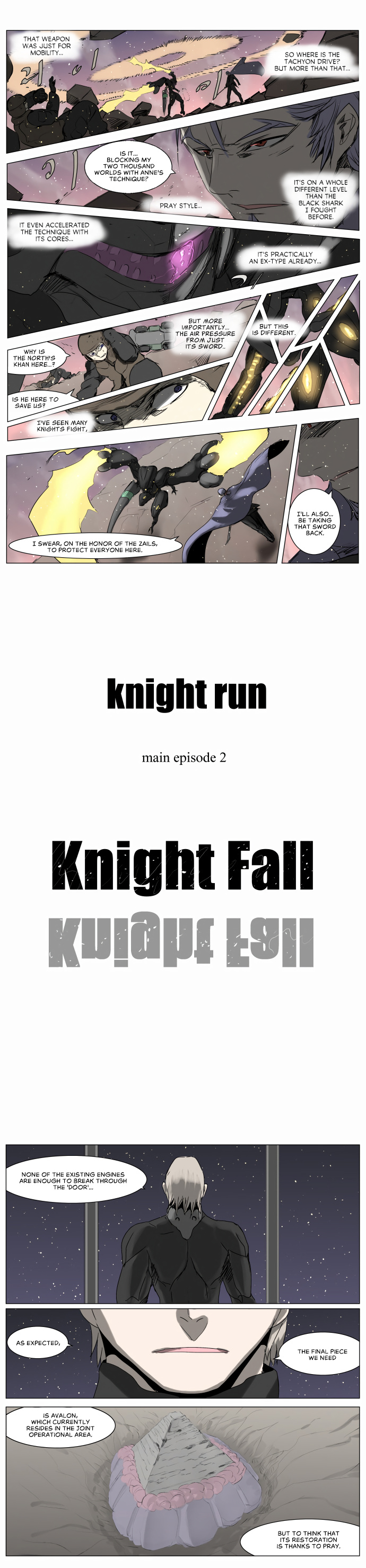 Knight Run - Vol.4 Chapter 208: Knight Fall - Part 12 | The Assembled Ship