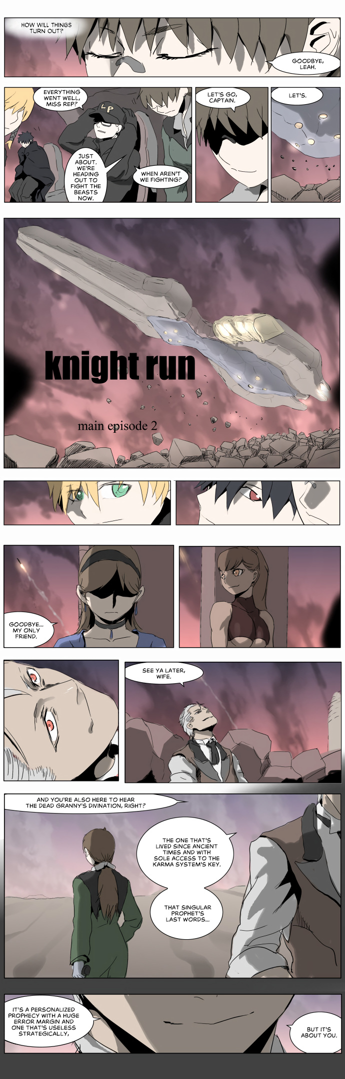 Knight Run - Vol.4 Chapter 206: Knight Fall - Part 10 | Prophecy