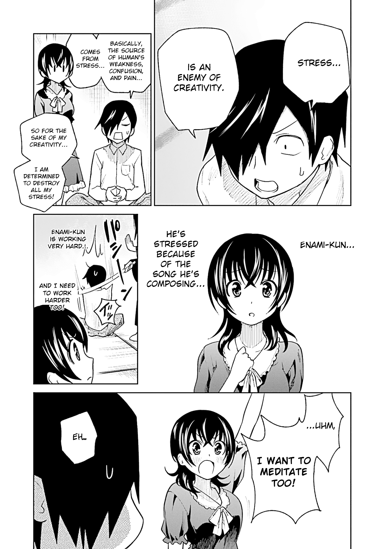 Enami-Kun Wa Ikiru No Ga Tsurai - Vol.2 Chapter 11: Enami-Kun Wants To De-Stress