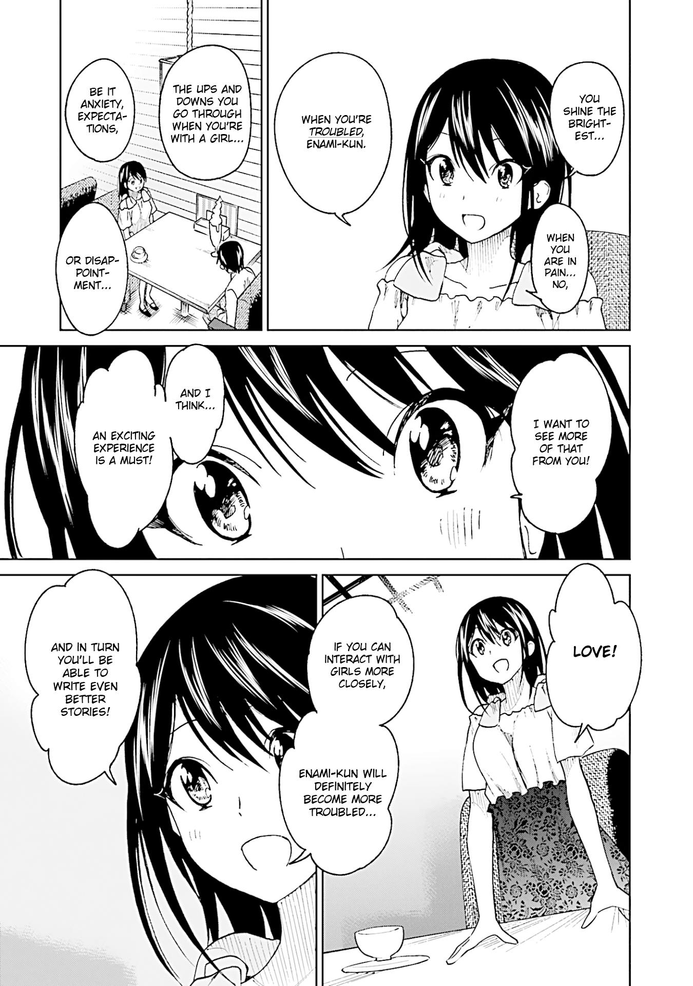 Enami-Kun Wa Ikiru No Ga Tsurai - Vol.2 Chapter 14: Enami-Kun Wants To Insist