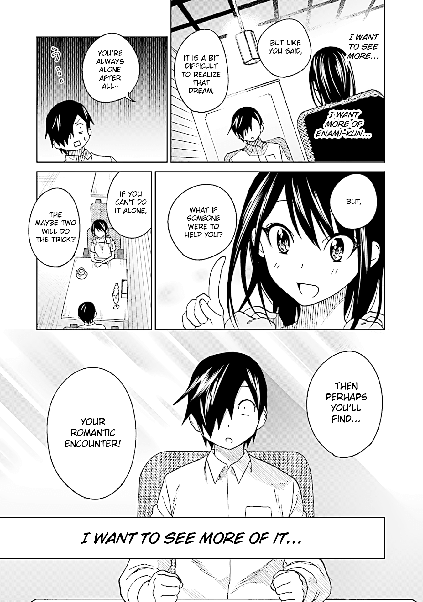 Enami-Kun Wa Ikiru No Ga Tsurai - Vol.2 Chapter 14: Enami-Kun Wants To Insist