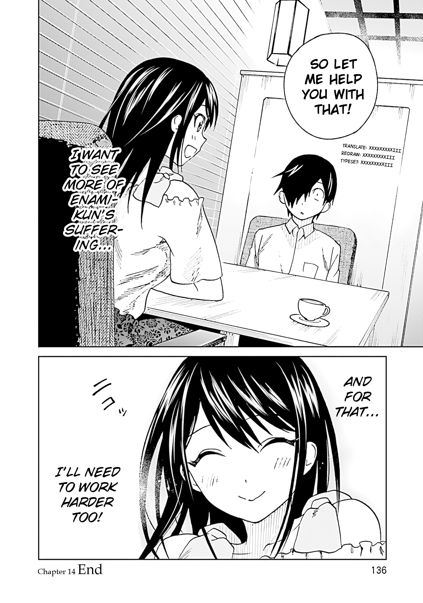 Enami-Kun Wa Ikiru No Ga Tsurai - Vol.2 Chapter 14: Enami-Kun Wants To Insist