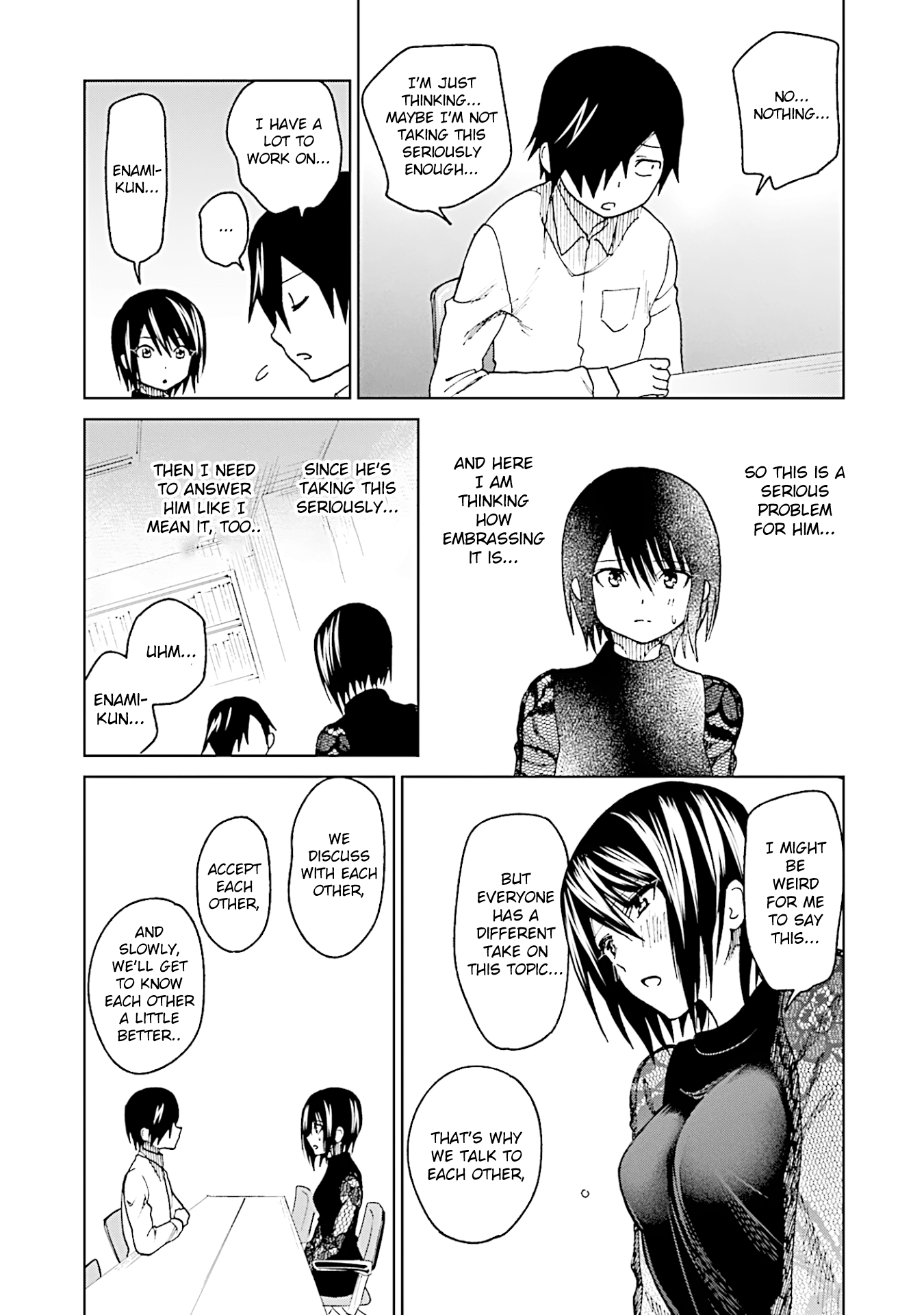 Enami-Kun Wa Ikiru No Ga Tsurai - Vol.2 Chapter 12: Enami-Kun Doesn't Know Anything