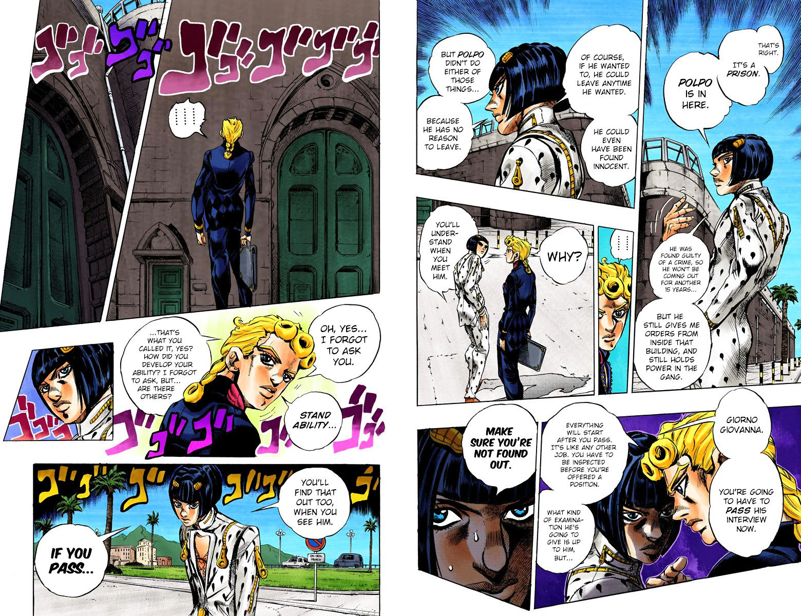 Vento Aureo - Chapter 448 : Meet The Gangsters Behind The Wall Part 1