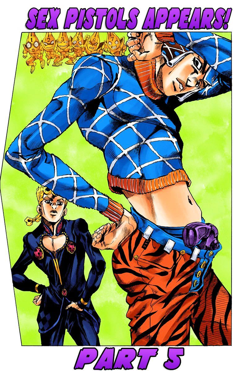 Vento Aureo - Chapter 466 : Sex Pistols Appear! - Part 5 (Official Color Scans)