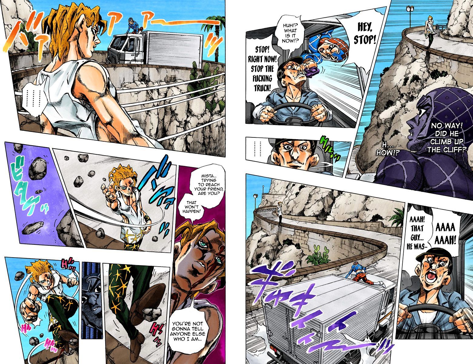 Vento Aureo - Chapter 466 : Sex Pistols Appear! - Part 5 (Official Color Scans)