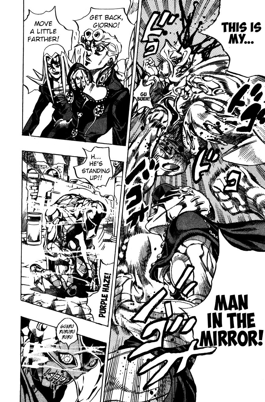 Vento Aureo - Chapter 480 : Man In The Mirror And Purple Haze - Part 2