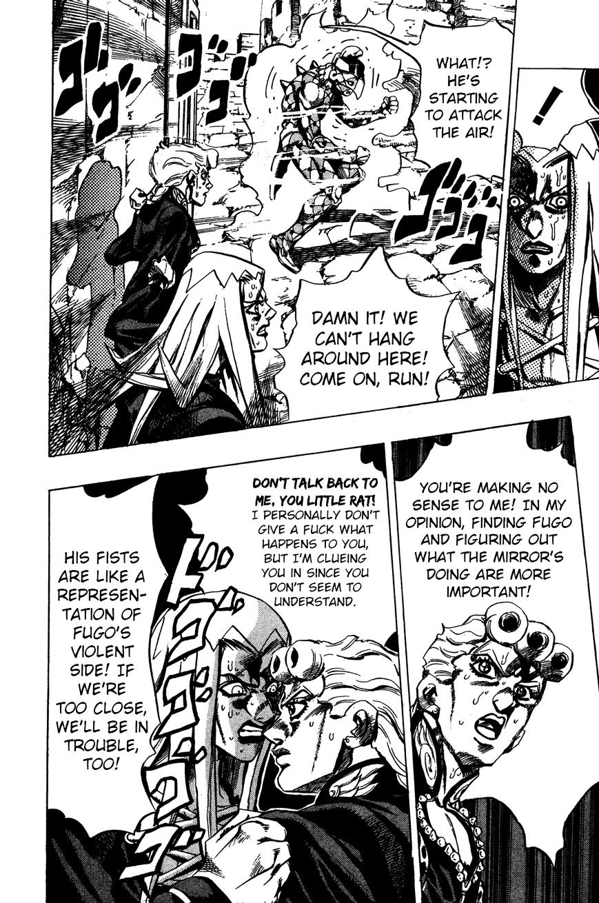 Vento Aureo - Chapter 480 : Man In The Mirror And Purple Haze - Part 2