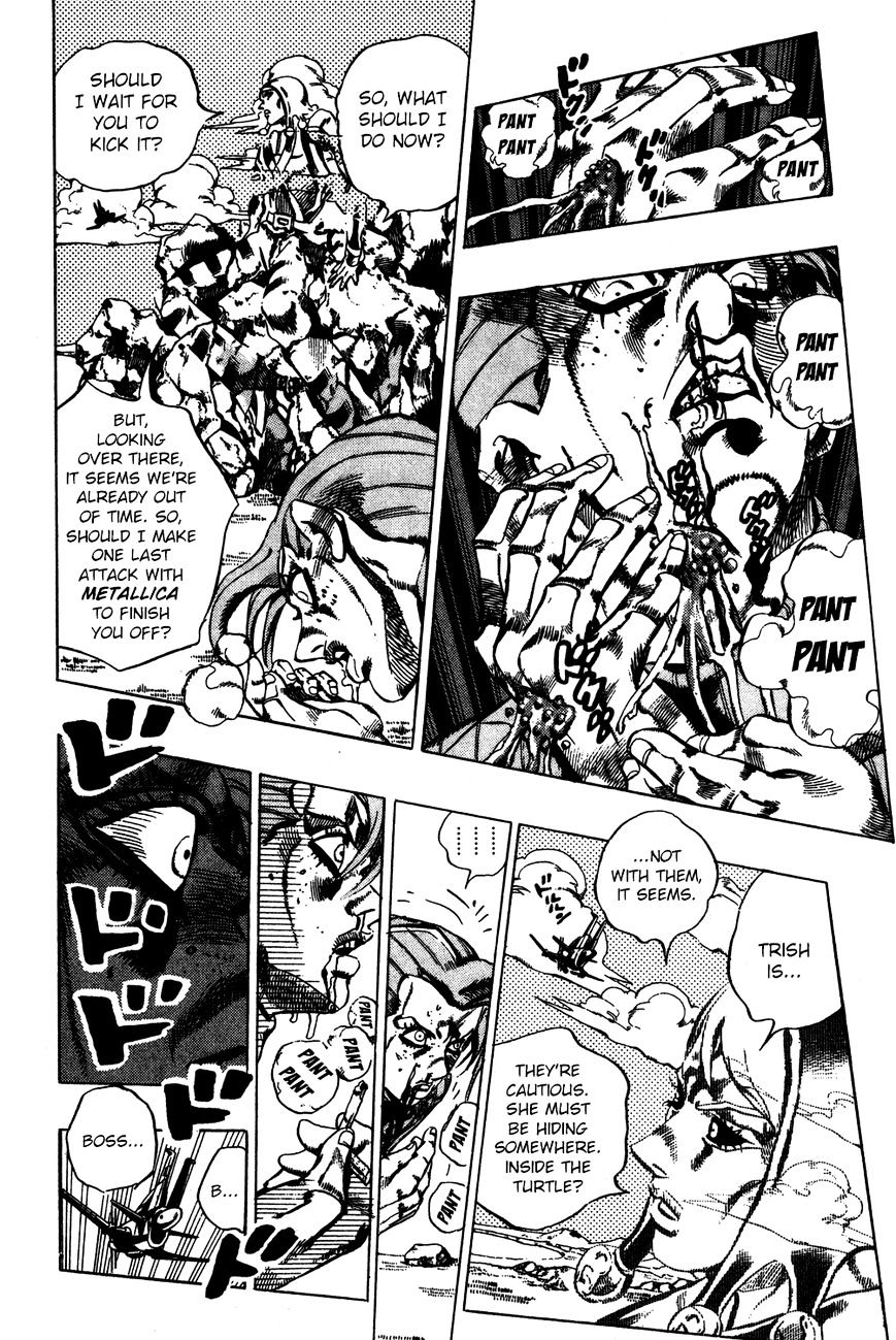 Vento Aureo - Chapter 546 : King Crimson Versus Metallica - Part 3