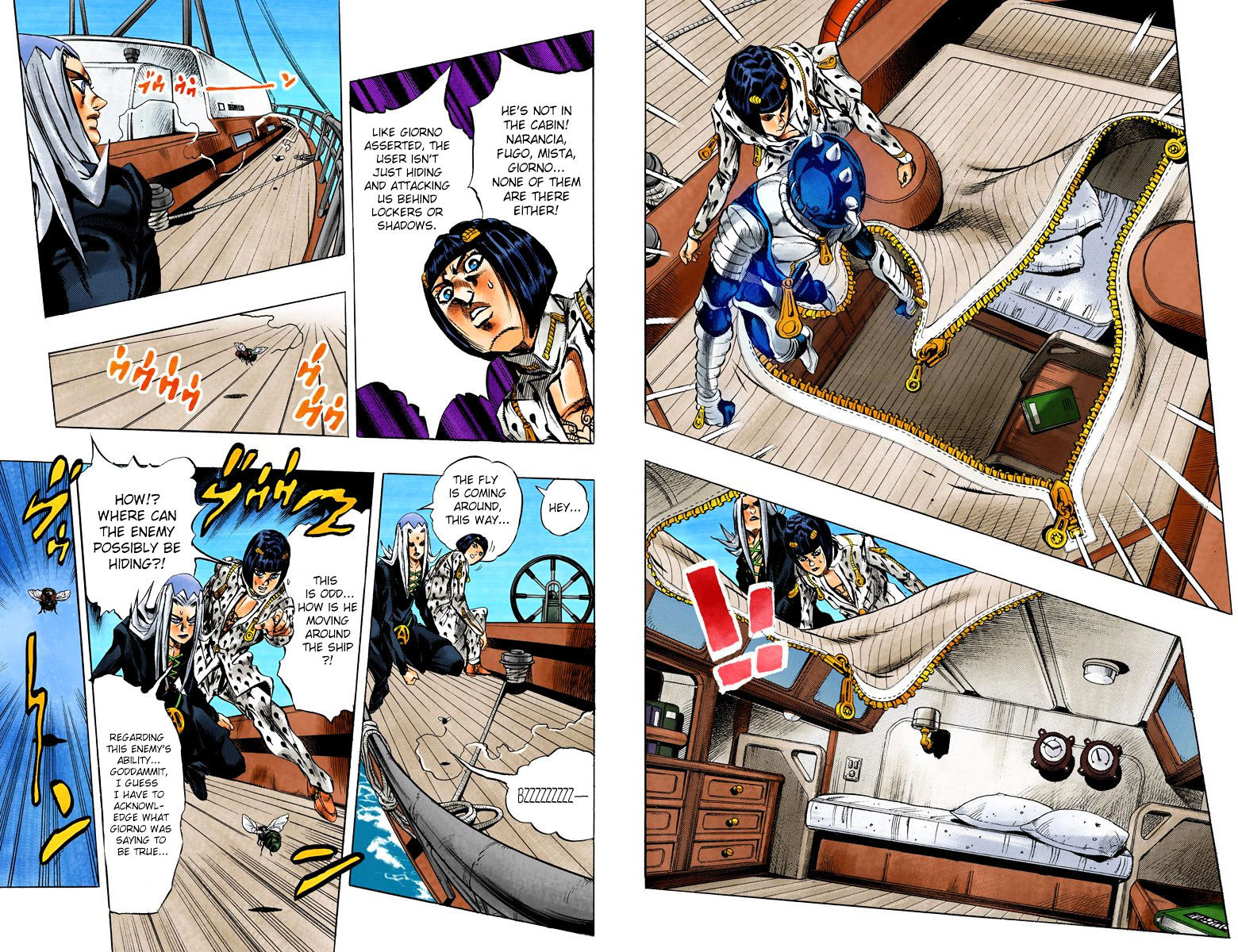 Vento Aureo - Chapter 459 : The Mystery Behind "Soft Machine" - Part 2 (Official Color...