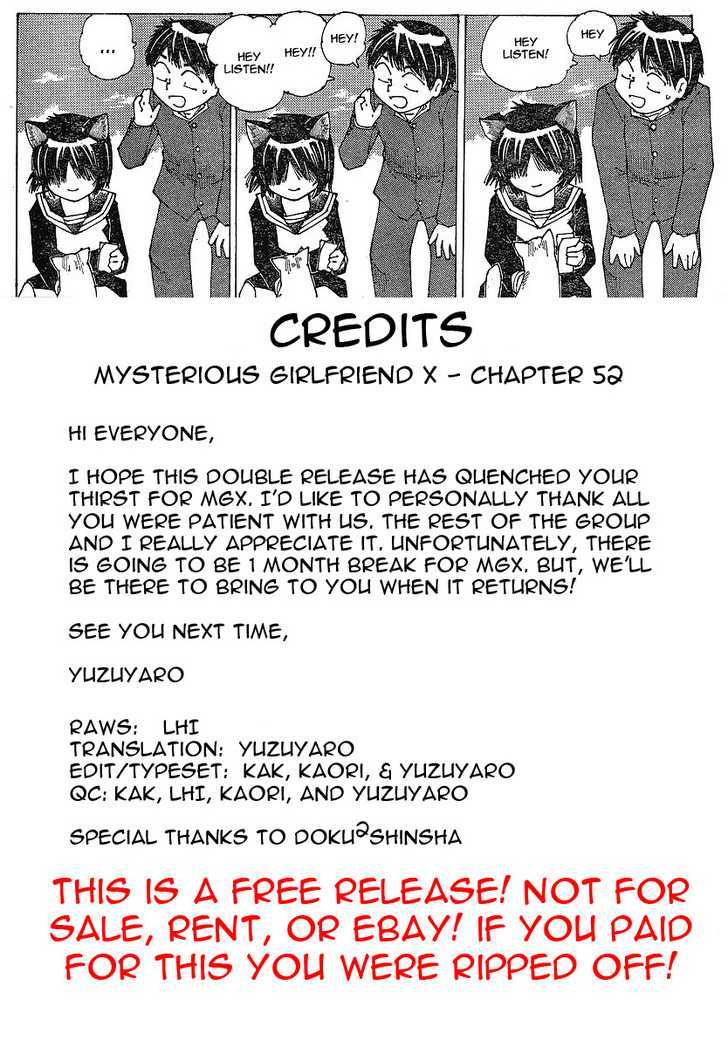 Mysterious Girlfriend X - Vol.7 Chapter 52 : Mysterious Narrowed, Angry Eyes Vs. Gentle, Soothing Eyes (Part 2...