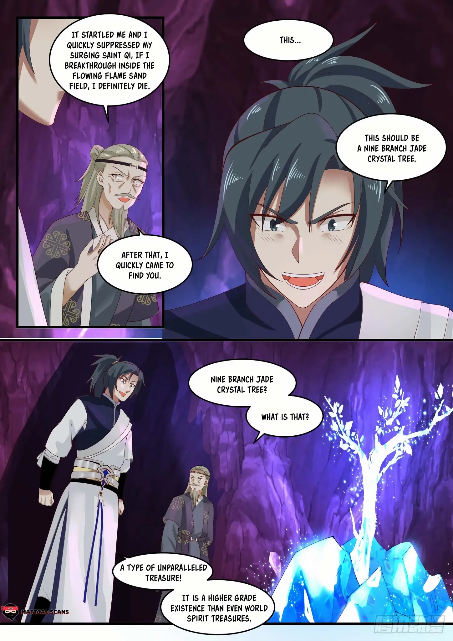 Martial Peak - Chapter 1101: Nine Branch Jade Crystal Tree