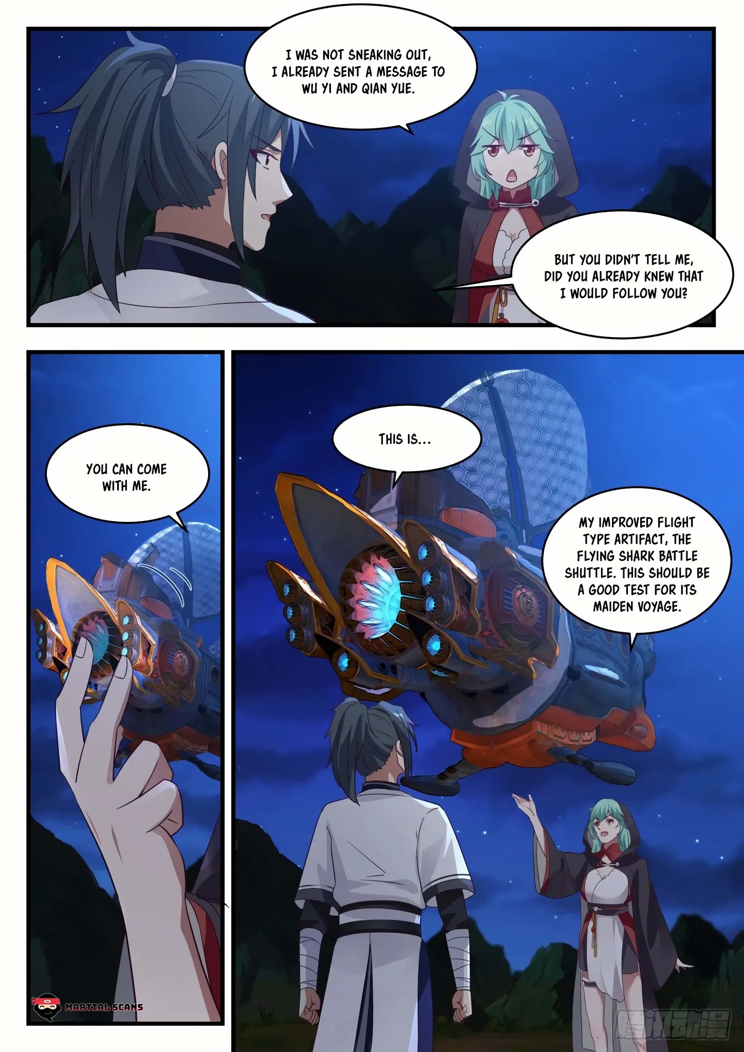 Martial Peak - Chapter 1277: Flying Shark Battle Shuttle